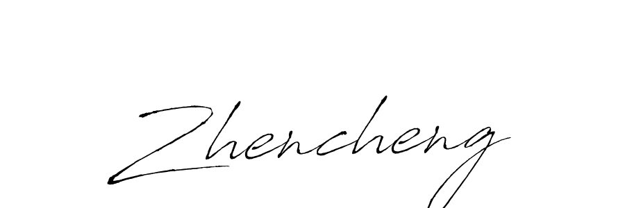 It looks lik you need a new signature style for name Zhencheng. Design unique handwritten (Antro_Vectra) signature with our free signature maker in just a few clicks. Zhencheng signature style 6 images and pictures png