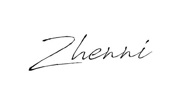 Similarly Antro_Vectra is the best handwritten signature design. Signature creator online .You can use it as an online autograph creator for name Zhenni. Zhenni signature style 6 images and pictures png