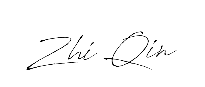 How to make Zhi Qin name signature. Use Antro_Vectra style for creating short signs online. This is the latest handwritten sign. Zhi Qin signature style 6 images and pictures png