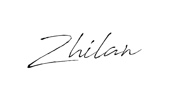 Zhilan stylish signature style. Best Handwritten Sign (Antro_Vectra) for my name. Handwritten Signature Collection Ideas for my name Zhilan. Zhilan signature style 6 images and pictures png