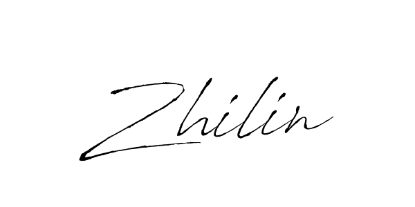 Use a signature maker to create a handwritten signature online. With this signature software, you can design (Antro_Vectra) your own signature for name Zhilin. Zhilin signature style 6 images and pictures png