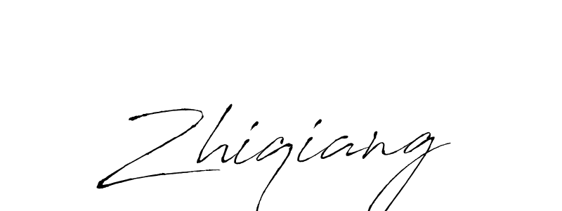 Also we have Zhiqiang name is the best signature style. Create professional handwritten signature collection using Antro_Vectra autograph style. Zhiqiang signature style 6 images and pictures png