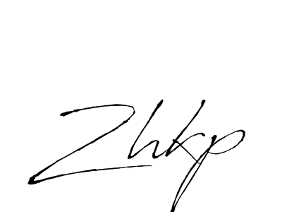 Design your own signature with our free online signature maker. With this signature software, you can create a handwritten (Antro_Vectra) signature for name Zhkp. Zhkp signature style 6 images and pictures png