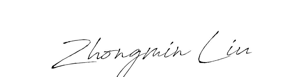 if you are searching for the best signature style for your name Zhongmin Liu. so please give up your signature search. here we have designed multiple signature styles  using Antro_Vectra. Zhongmin Liu signature style 6 images and pictures png
