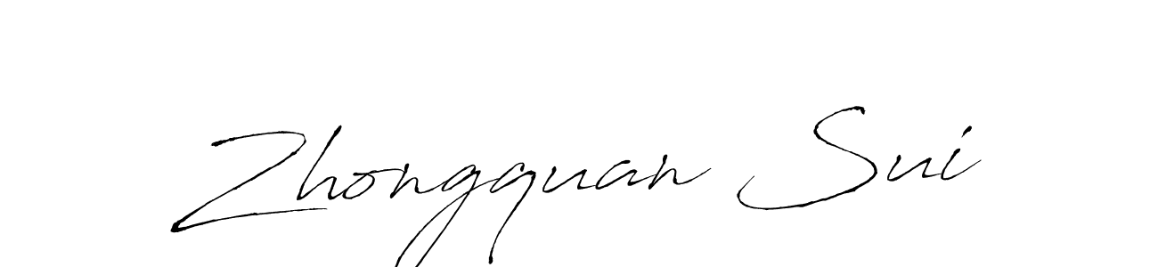 It looks lik you need a new signature style for name Zhongquan Sui. Design unique handwritten (Antro_Vectra) signature with our free signature maker in just a few clicks. Zhongquan Sui signature style 6 images and pictures png