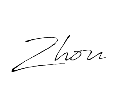How to make Zhou name signature. Use Antro_Vectra style for creating short signs online. This is the latest handwritten sign. Zhou signature style 6 images and pictures png