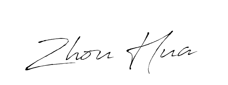 Also we have Zhou Hua name is the best signature style. Create professional handwritten signature collection using Antro_Vectra autograph style. Zhou Hua signature style 6 images and pictures png