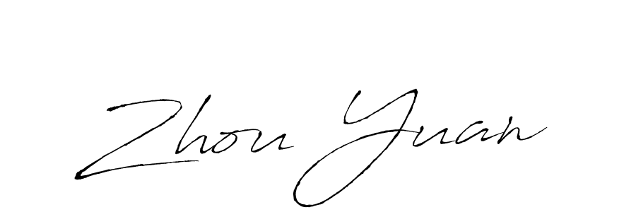 Zhou Yuan stylish signature style. Best Handwritten Sign (Antro_Vectra) for my name. Handwritten Signature Collection Ideas for my name Zhou Yuan. Zhou Yuan signature style 6 images and pictures png