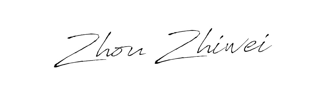 Design your own signature with our free online signature maker. With this signature software, you can create a handwritten (Antro_Vectra) signature for name Zhou Zhiwei. Zhou Zhiwei signature style 6 images and pictures png