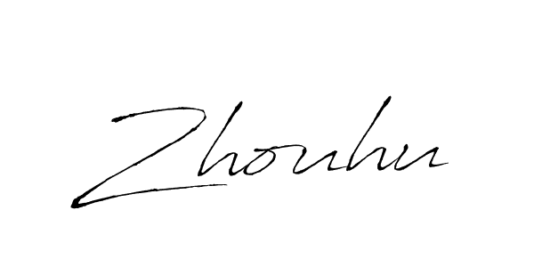 Also You can easily find your signature by using the search form. We will create Zhouhu name handwritten signature images for you free of cost using Antro_Vectra sign style. Zhouhu signature style 6 images and pictures png