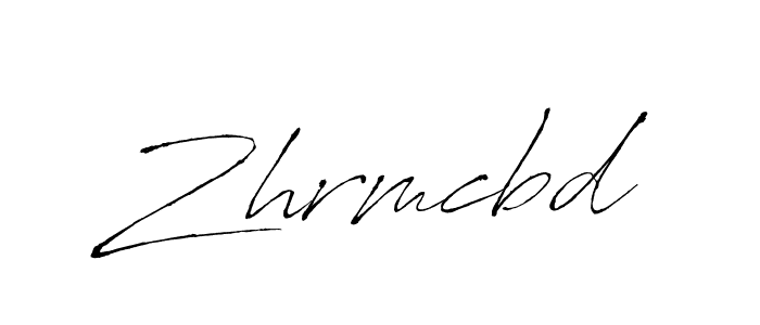 Antro_Vectra is a professional signature style that is perfect for those who want to add a touch of class to their signature. It is also a great choice for those who want to make their signature more unique. Get Zhrmcbd name to fancy signature for free. Zhrmcbd signature style 6 images and pictures png