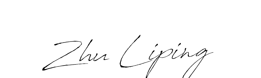 Use a signature maker to create a handwritten signature online. With this signature software, you can design (Antro_Vectra) your own signature for name Zhu Liping. Zhu Liping signature style 6 images and pictures png