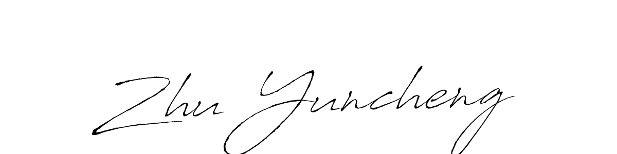 Similarly Antro_Vectra is the best handwritten signature design. Signature creator online .You can use it as an online autograph creator for name Zhu Yuncheng. Zhu Yuncheng signature style 6 images and pictures png