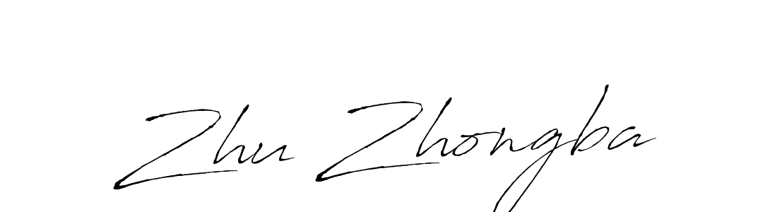 It looks lik you need a new signature style for name Zhu Zhongba. Design unique handwritten (Antro_Vectra) signature with our free signature maker in just a few clicks. Zhu Zhongba signature style 6 images and pictures png