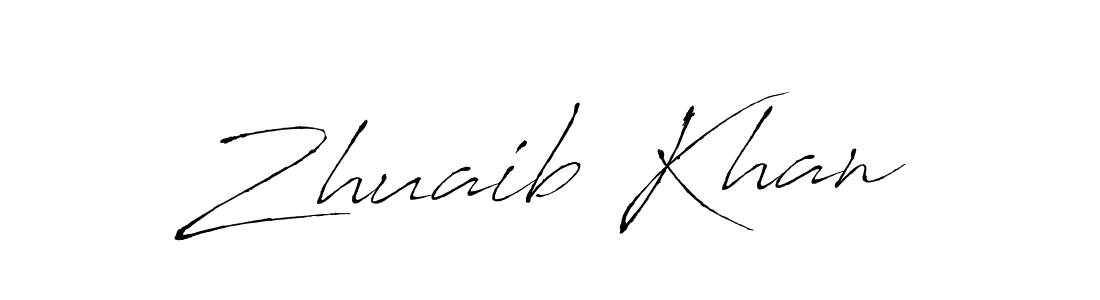 Also You can easily find your signature by using the search form. We will create Zhuaib Khan name handwritten signature images for you free of cost using Antro_Vectra sign style. Zhuaib Khan signature style 6 images and pictures png