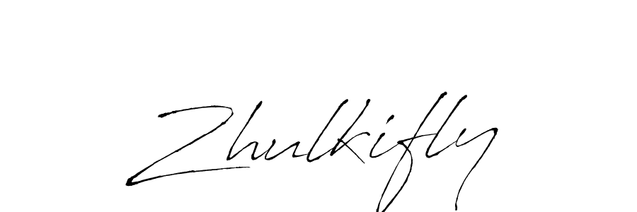 Zhulkifly stylish signature style. Best Handwritten Sign (Antro_Vectra) for my name. Handwritten Signature Collection Ideas for my name Zhulkifly. Zhulkifly signature style 6 images and pictures png