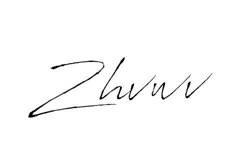 Design your own signature with our free online signature maker. With this signature software, you can create a handwritten (Antro_Vectra) signature for name Zhvwv. Zhvwv signature style 6 images and pictures png