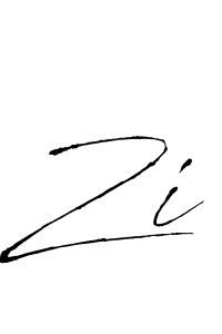 You should practise on your own different ways (Antro_Vectra) to write your name (Zi) in signature. don't let someone else do it for you. Zi signature style 6 images and pictures png