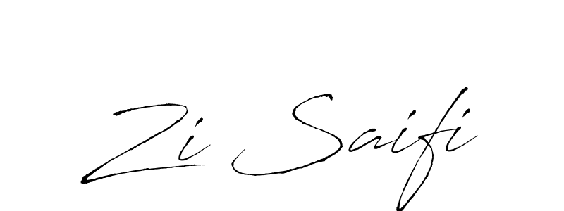 Antro_Vectra is a professional signature style that is perfect for those who want to add a touch of class to their signature. It is also a great choice for those who want to make their signature more unique. Get Zi Saifi name to fancy signature for free. Zi Saifi signature style 6 images and pictures png