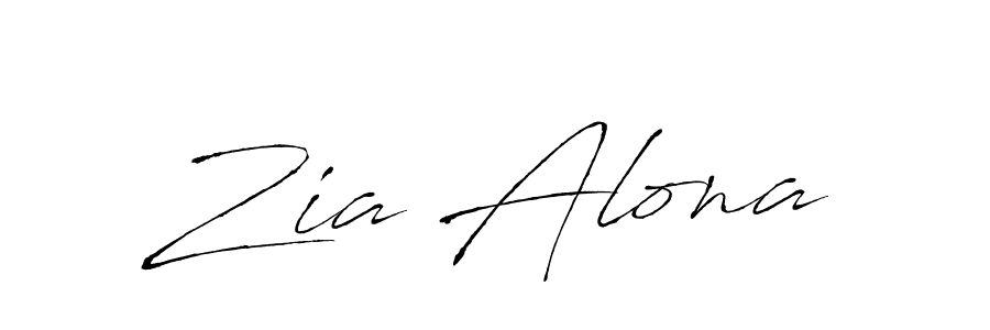 Similarly Antro_Vectra is the best handwritten signature design. Signature creator online .You can use it as an online autograph creator for name Zia Alona. Zia Alona signature style 6 images and pictures png