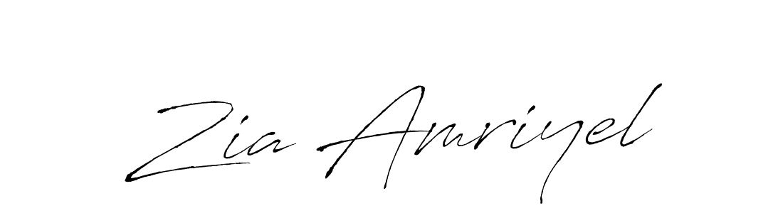 if you are searching for the best signature style for your name Zia Amriyel. so please give up your signature search. here we have designed multiple signature styles  using Antro_Vectra. Zia Amriyel signature style 6 images and pictures png