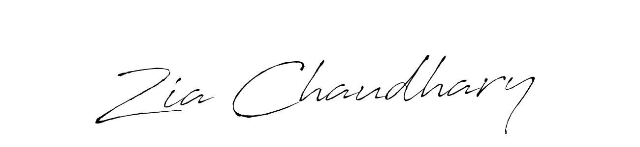 How to make Zia Chaudhary signature? Antro_Vectra is a professional autograph style. Create handwritten signature for Zia Chaudhary name. Zia Chaudhary signature style 6 images and pictures png