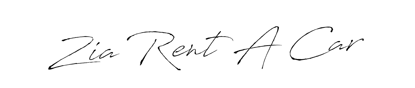 Use a signature maker to create a handwritten signature online. With this signature software, you can design (Antro_Vectra) your own signature for name Zia Rent A Car. Zia Rent A Car signature style 6 images and pictures png