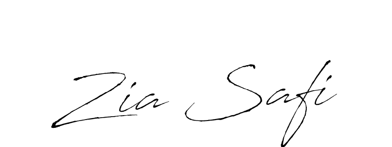 Zia Safi stylish signature style. Best Handwritten Sign (Antro_Vectra) for my name. Handwritten Signature Collection Ideas for my name Zia Safi. Zia Safi signature style 6 images and pictures png