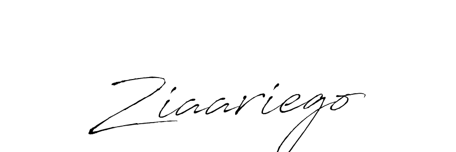 Ziaariego stylish signature style. Best Handwritten Sign (Antro_Vectra) for my name. Handwritten Signature Collection Ideas for my name Ziaariego. Ziaariego signature style 6 images and pictures png