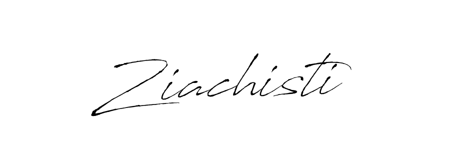 Create a beautiful signature design for name Ziachisti. With this signature (Antro_Vectra) fonts, you can make a handwritten signature for free. Ziachisti signature style 6 images and pictures png