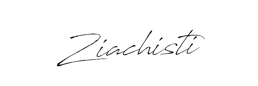 Create a beautiful signature design for name Ziachisti. With this signature (Antro_Vectra) fonts, you can make a handwritten signature for free. Ziachisti signature style 6 images and pictures png