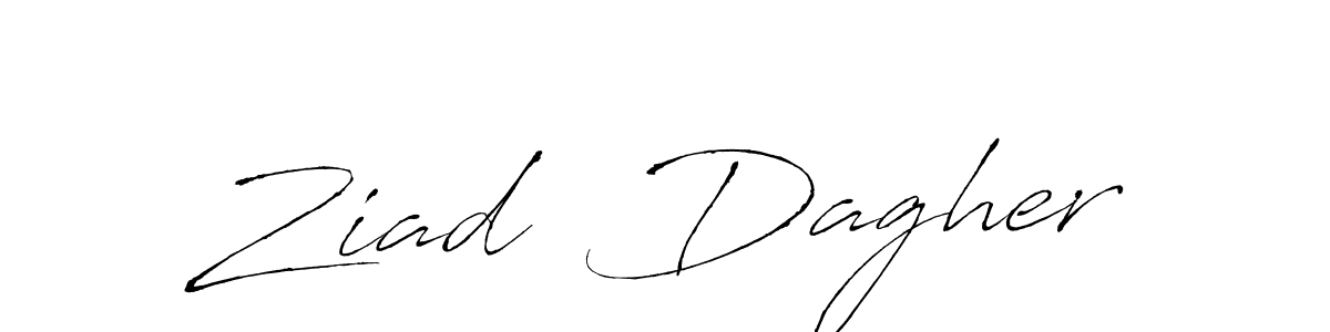 This is the best signature style for the Ziad  Dagher name. Also you like these signature font (Antro_Vectra). Mix name signature. Ziad  Dagher signature style 6 images and pictures png