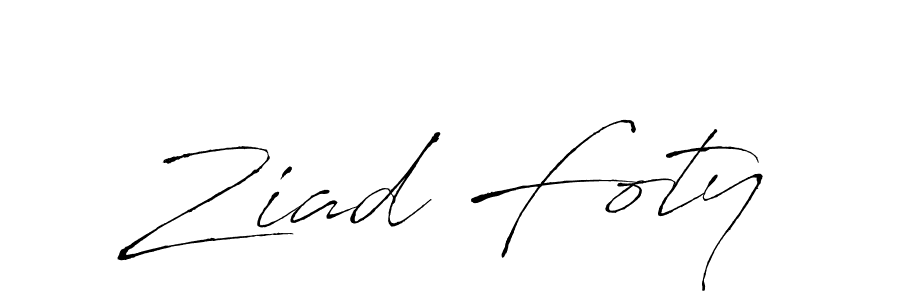 Antro_Vectra is a professional signature style that is perfect for those who want to add a touch of class to their signature. It is also a great choice for those who want to make their signature more unique. Get Ziad Foty name to fancy signature for free. Ziad Foty signature style 6 images and pictures png