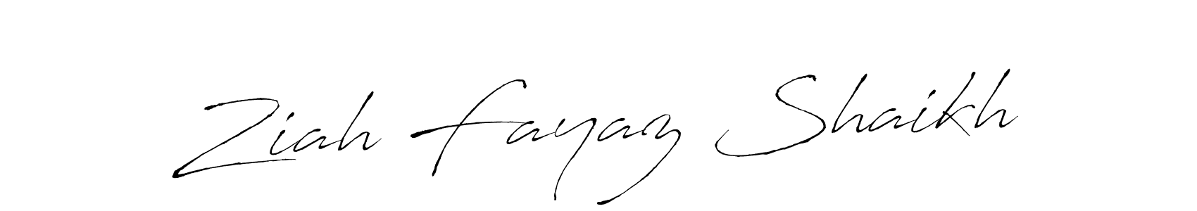 The best way (Antro_Vectra) to make a short signature is to pick only two or three words in your name. The name Ziah Fayaz Shaikh include a total of six letters. For converting this name. Ziah Fayaz Shaikh signature style 6 images and pictures png