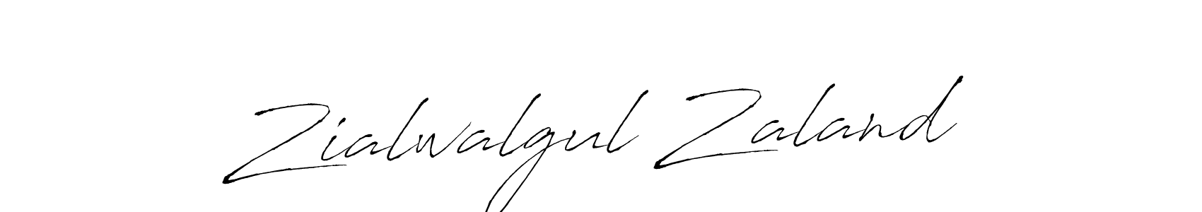 How to Draw Zialwalgul Zaland signature style? Antro_Vectra is a latest design signature styles for name Zialwalgul Zaland. Zialwalgul Zaland signature style 6 images and pictures png