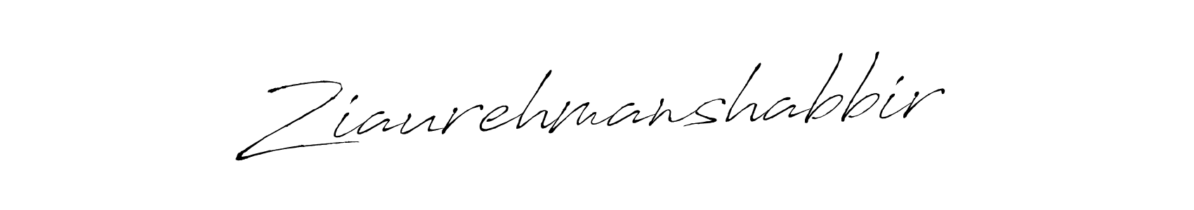 Make a beautiful signature design for name Ziaurehmanshabbir. With this signature (Antro_Vectra) style, you can create a handwritten signature for free. Ziaurehmanshabbir signature style 6 images and pictures png