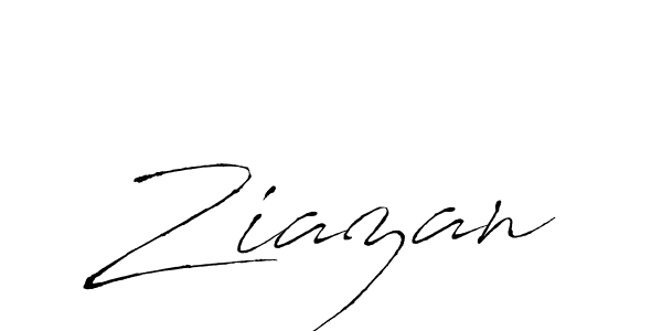 Design your own signature with our free online signature maker. With this signature software, you can create a handwritten (Antro_Vectra) signature for name Ziazan. Ziazan signature style 6 images and pictures png