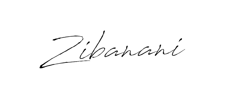 Design your own signature with our free online signature maker. With this signature software, you can create a handwritten (Antro_Vectra) signature for name Zibanani. Zibanani signature style 6 images and pictures png