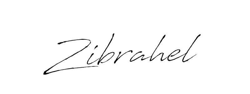 How to make Zibrahel signature? Antro_Vectra is a professional autograph style. Create handwritten signature for Zibrahel name. Zibrahel signature style 6 images and pictures png