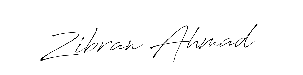 Design your own signature with our free online signature maker. With this signature software, you can create a handwritten (Antro_Vectra) signature for name Zibran Ahmad. Zibran Ahmad signature style 6 images and pictures png