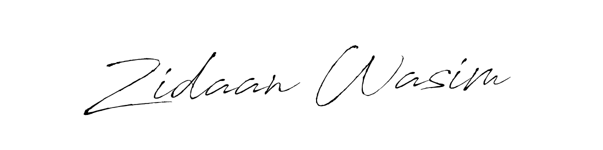 The best way (Antro_Vectra) to make a short signature is to pick only two or three words in your name. The name Zidaan Wasim include a total of six letters. For converting this name. Zidaan Wasim signature style 6 images and pictures png