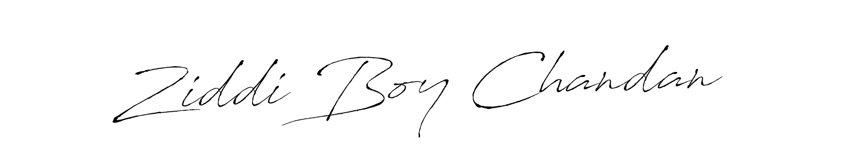 How to make Ziddi Boy Chandan signature? Antro_Vectra is a professional autograph style. Create handwritten signature for Ziddi Boy Chandan name. Ziddi Boy Chandan signature style 6 images and pictures png