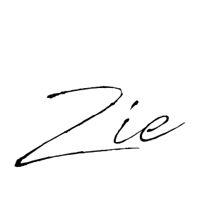 Zie stylish signature style. Best Handwritten Sign (Antro_Vectra) for my name. Handwritten Signature Collection Ideas for my name Zie. Zie signature style 6 images and pictures png