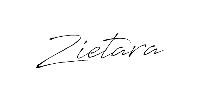 How to make Zietara signature? Antro_Vectra is a professional autograph style. Create handwritten signature for Zietara name. Zietara signature style 6 images and pictures png