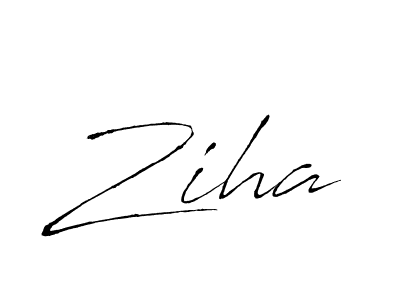 How to make Ziha name signature. Use Antro_Vectra style for creating short signs online. This is the latest handwritten sign. Ziha signature style 6 images and pictures png