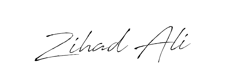 Use a signature maker to create a handwritten signature online. With this signature software, you can design (Antro_Vectra) your own signature for name Zihad Ali. Zihad Ali signature style 6 images and pictures png