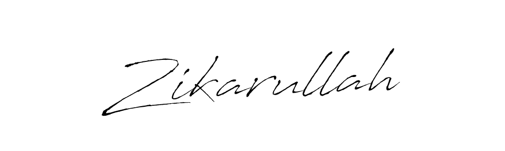 Antro_Vectra is a professional signature style that is perfect for those who want to add a touch of class to their signature. It is also a great choice for those who want to make their signature more unique. Get Zikarullah name to fancy signature for free. Zikarullah signature style 6 images and pictures png