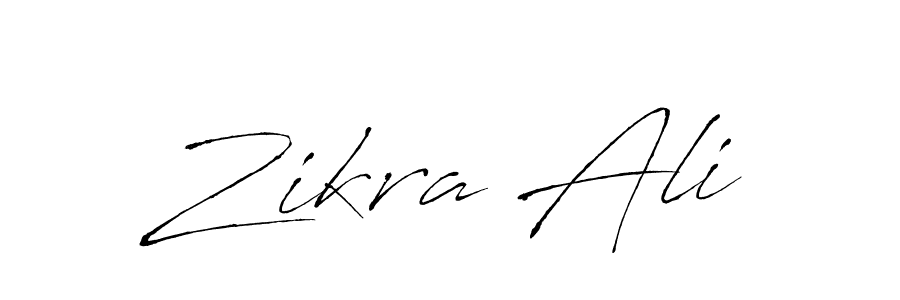 You should practise on your own different ways (Antro_Vectra) to write your name (Zikra Ali) in signature. don't let someone else do it for you. Zikra Ali signature style 6 images and pictures png