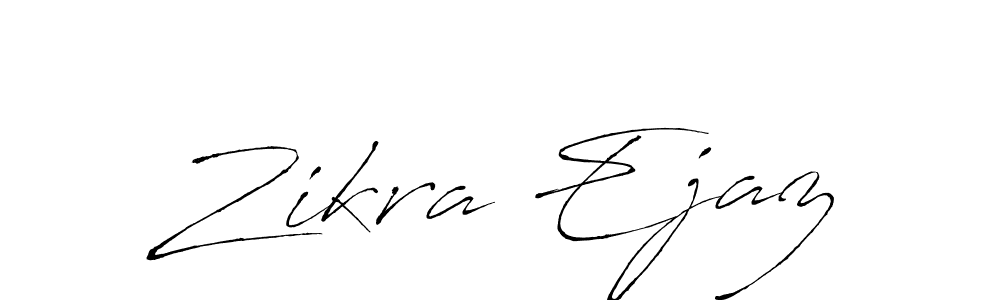 This is the best signature style for the Zikra Ejaz name. Also you like these signature font (Antro_Vectra). Mix name signature. Zikra Ejaz signature style 6 images and pictures png