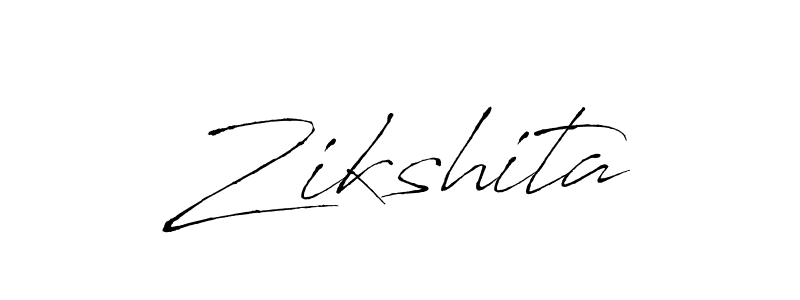 How to make Zikshita signature? Antro_Vectra is a professional autograph style. Create handwritten signature for Zikshita name. Zikshita signature style 6 images and pictures png